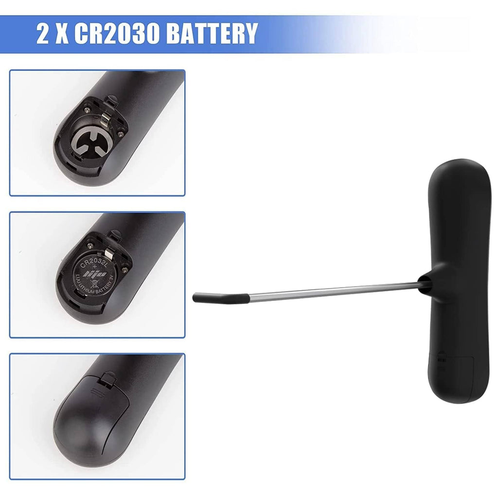 Digital trigger pull scale gauge showing CR2030 battery compartment and steel probe