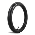 Black 14x2.50 inner tube with Schrader valve, single wheel tube
