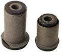 Pair of suspension control arm bushing assemblies with black rubber inserts