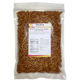 Honey roasted sesame sticks in bulk bag, sealed with label