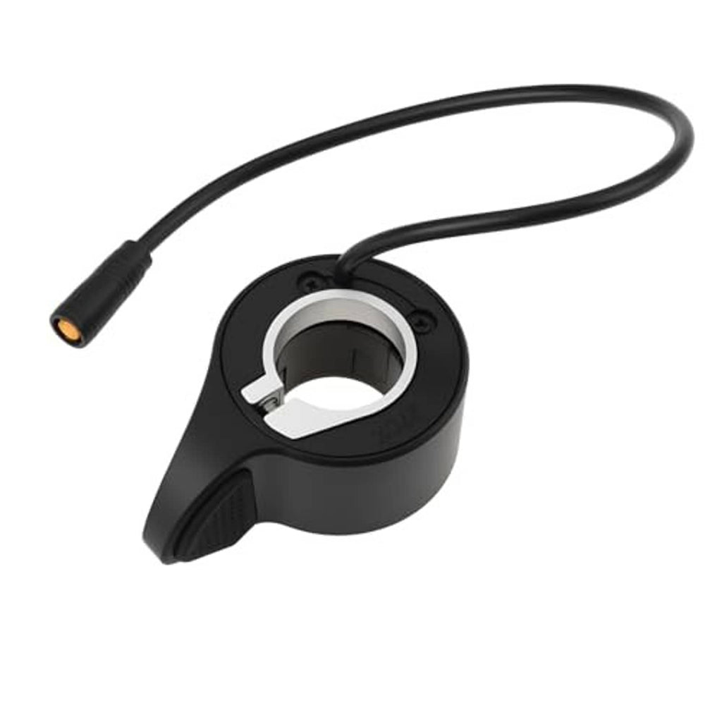 Black 3-pin thumb throttle with cable for e-scooter handlebar