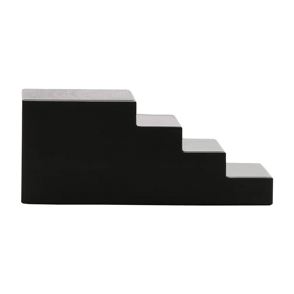 Black stepped locking tool three-step profile with light gray top strip