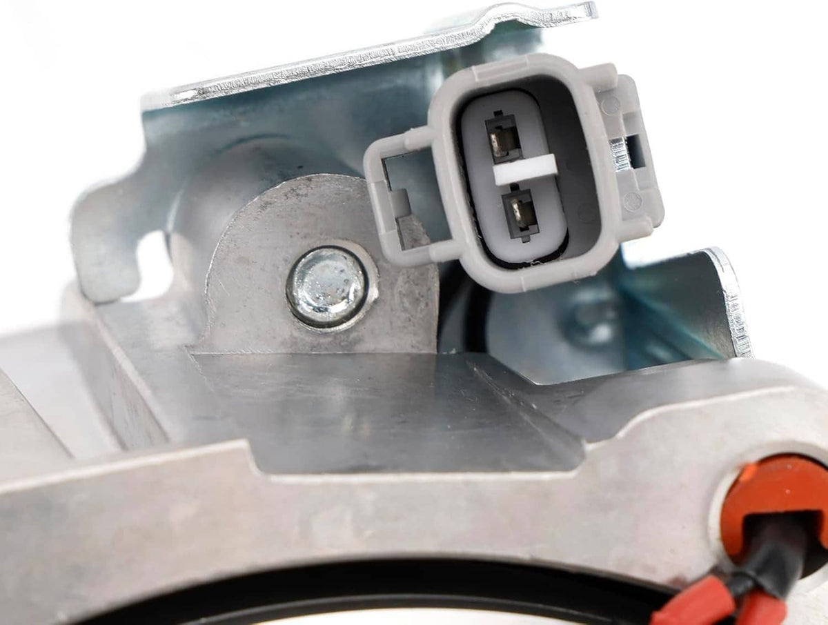 Rear differential viscous coupling connector and mounting tab with wiring plug