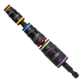 Klein Tools metric impact socket set with 3 flip sockets on a short drive shaft