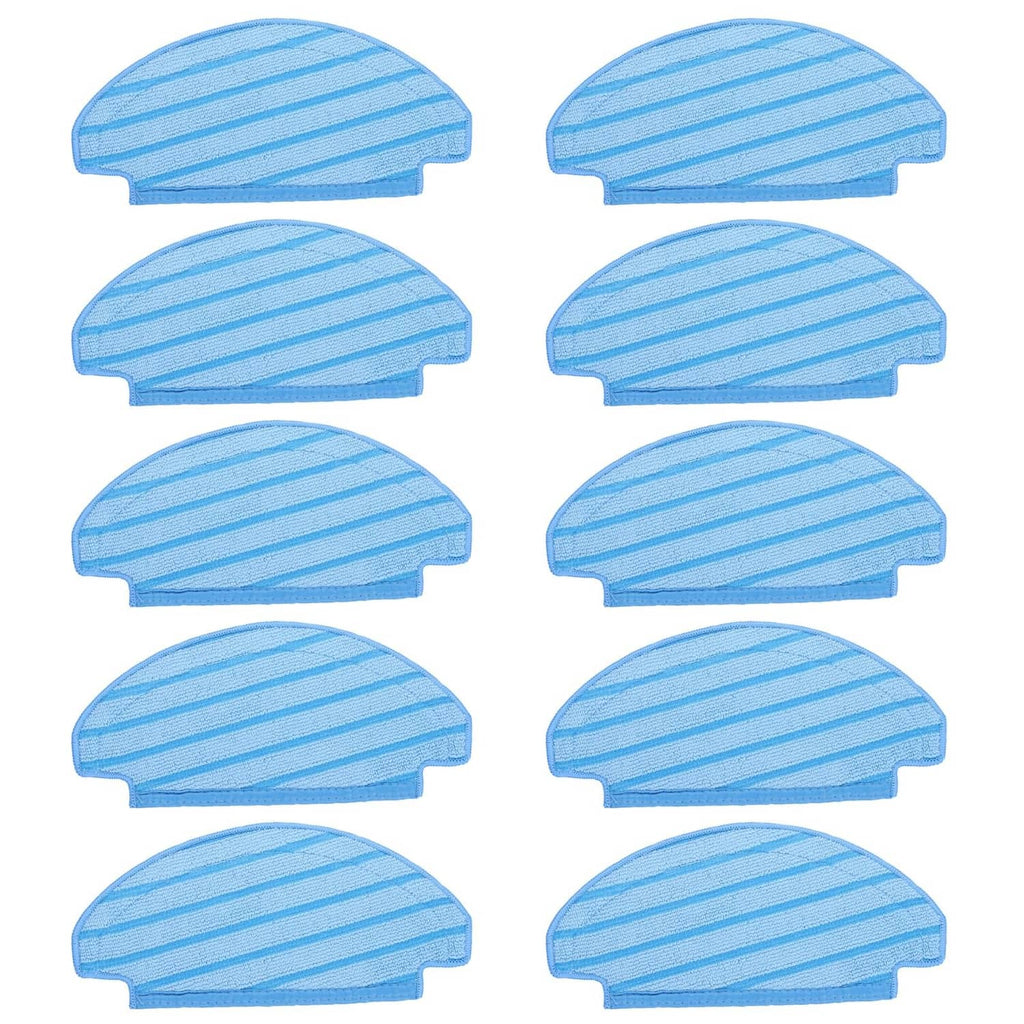Robot vacuum cloth mop pads, blue semicircle set of multiple striped pads