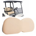 Beige contoured seat back cushion insert for golf cart bench seats