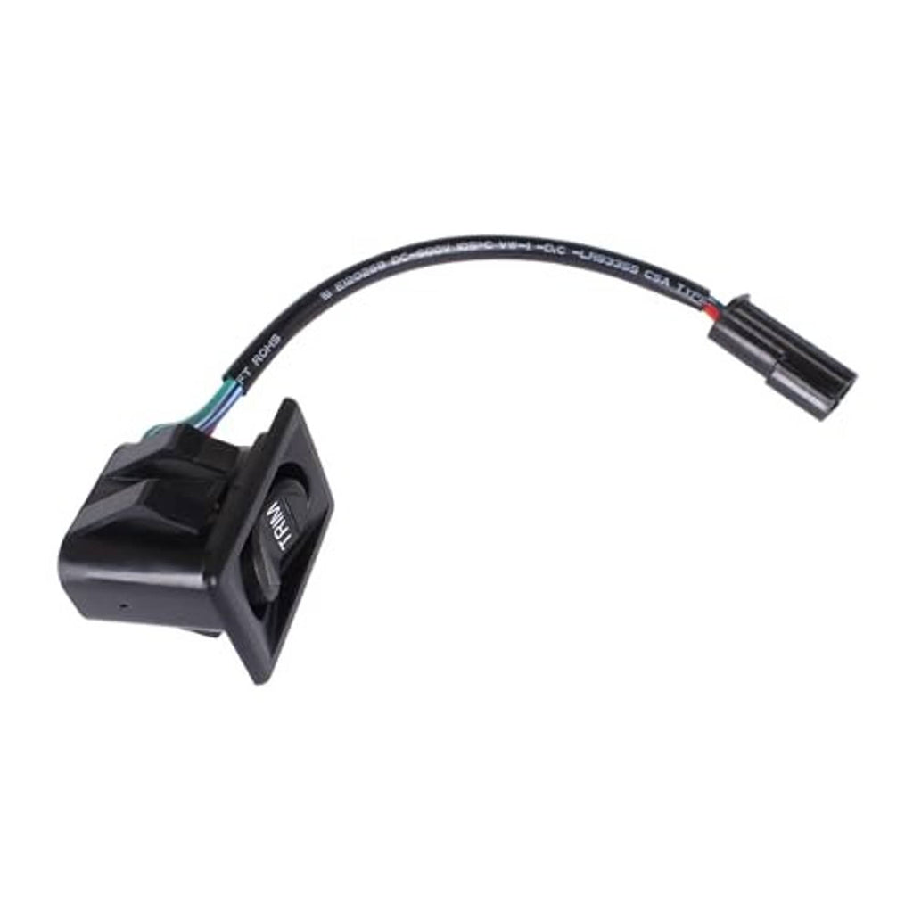Black wiring harness with angled connector housing and multicolor wire leads