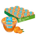 Pack of 12 Mandarin Oranges fruit cups in 100% juice with sealed lids