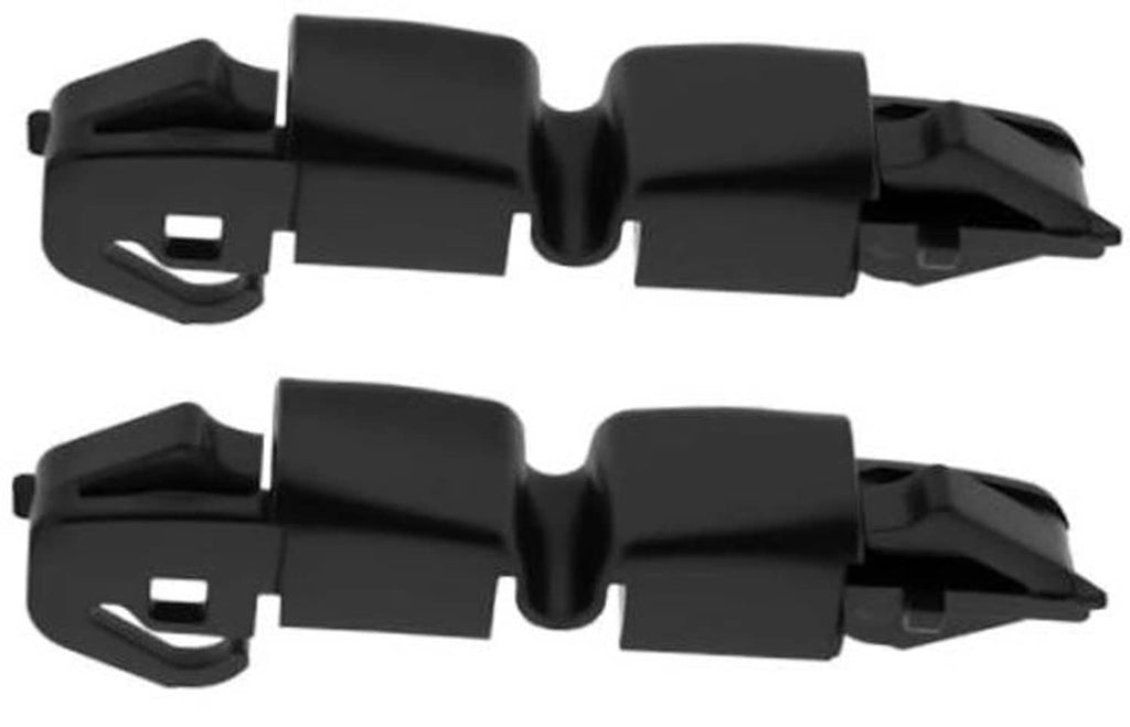 Set of two black fuel filler cap clips with mounting tabs