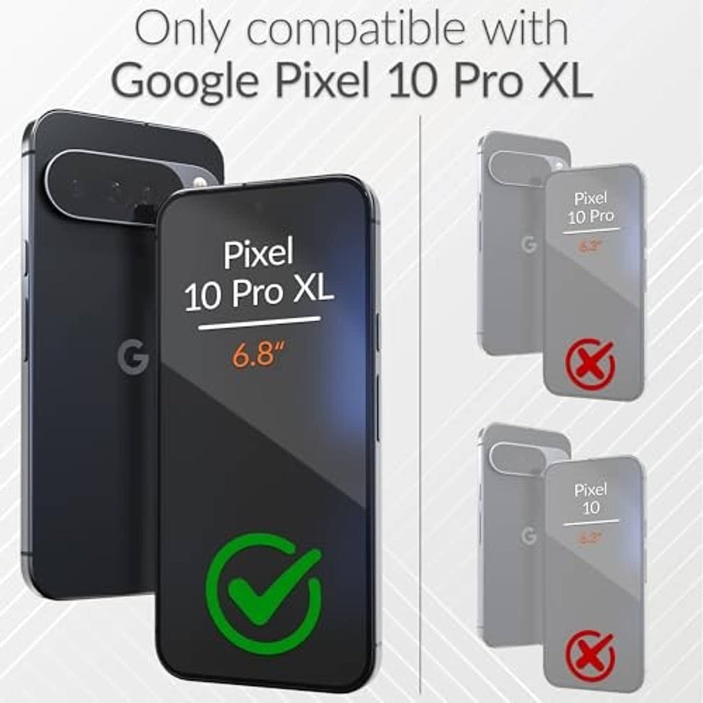 Forest green phone case compatibility for Google Pixel 10 Pro XL, shown on devices