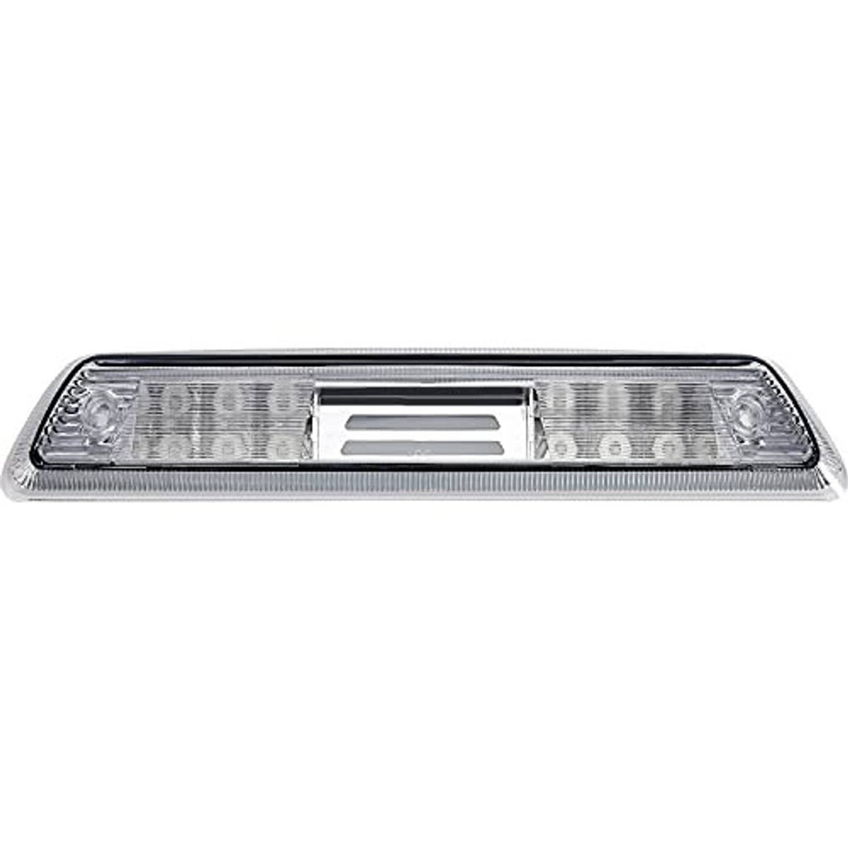 LED 3rd brake light, clear lens with chrome border and central LED window