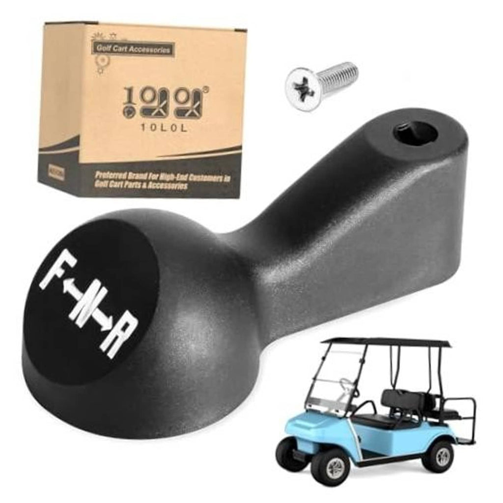 Black forward/reverse shifter handle with F and R markings and mounting screw