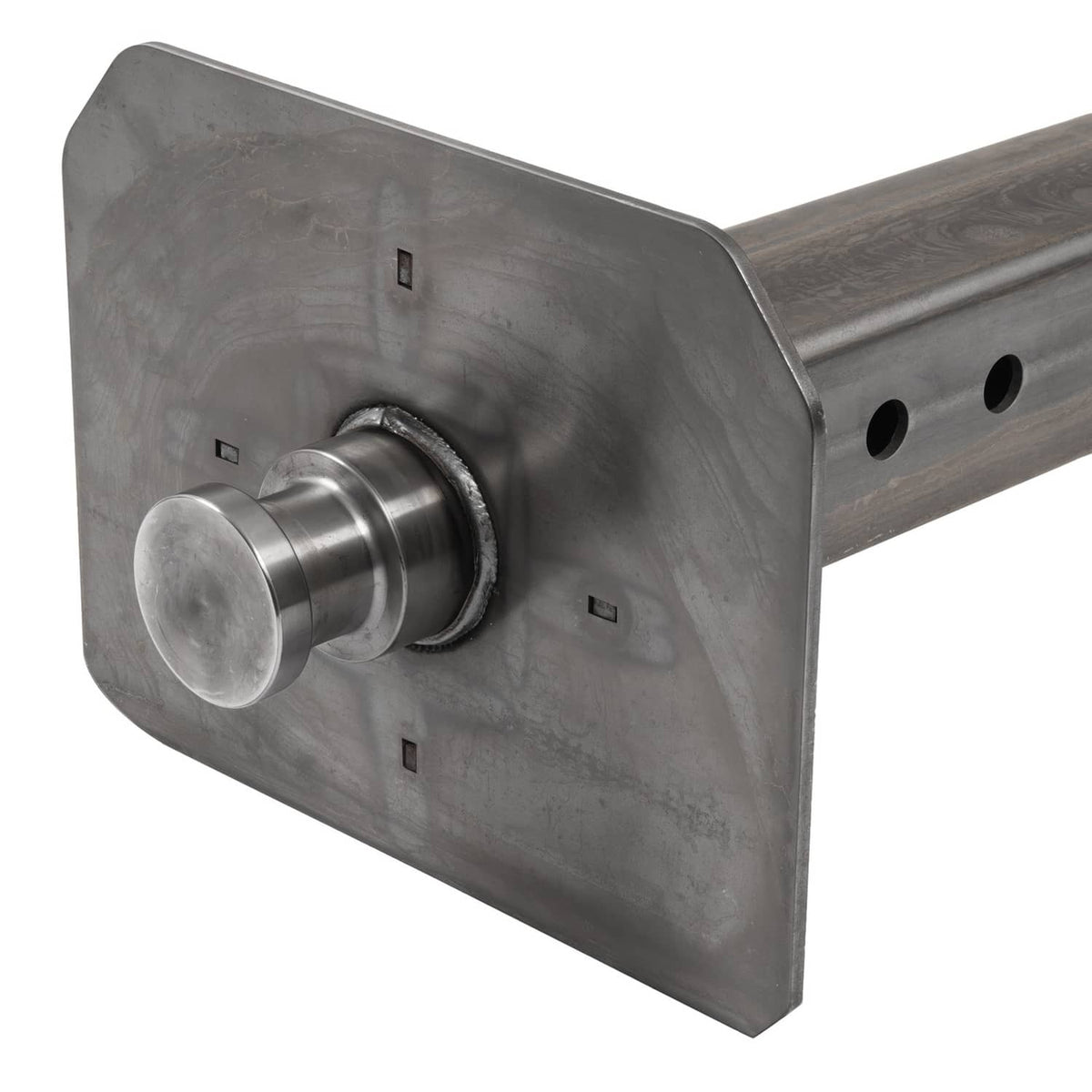 Steel mounting plate with machined coupler hub and sealing ring