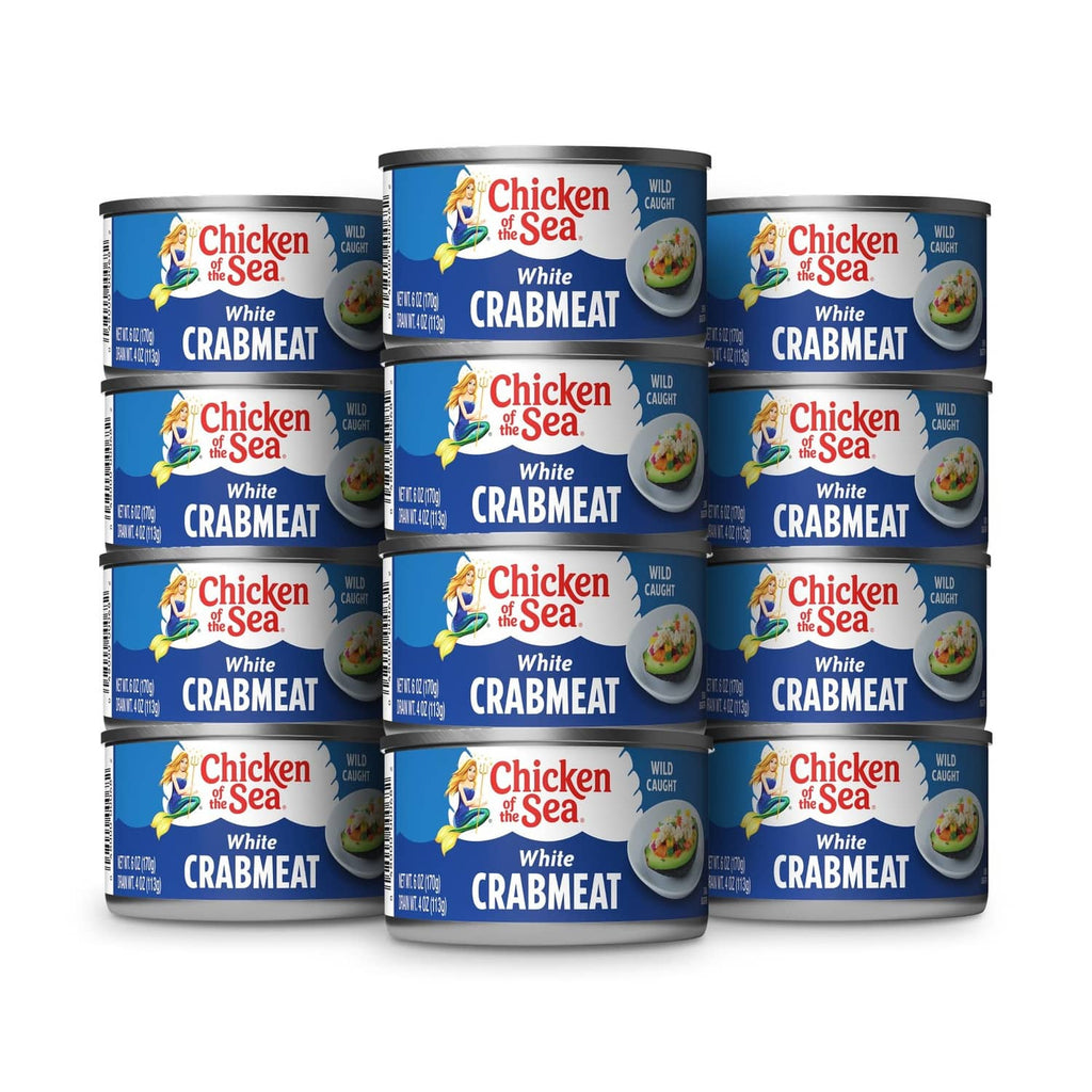 Chicken of the Sea white crabmeat, 12-pack of cans
