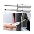 Magnetic car tire valve core removal tool set, two single-head wrenches