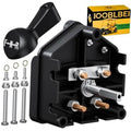 36V forward/reverse switch assembly with black handle and mounting terminals