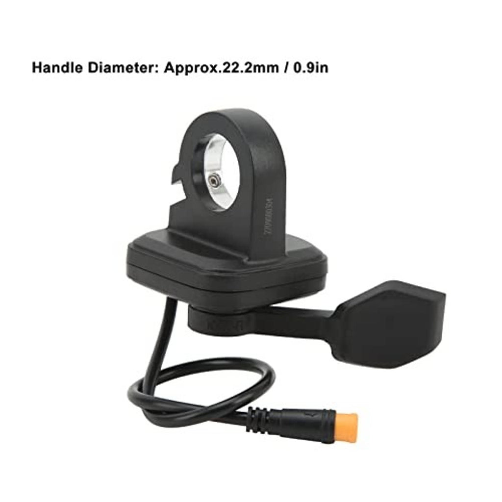 Black thumb throttle control with lever and cable, 3-pin connector