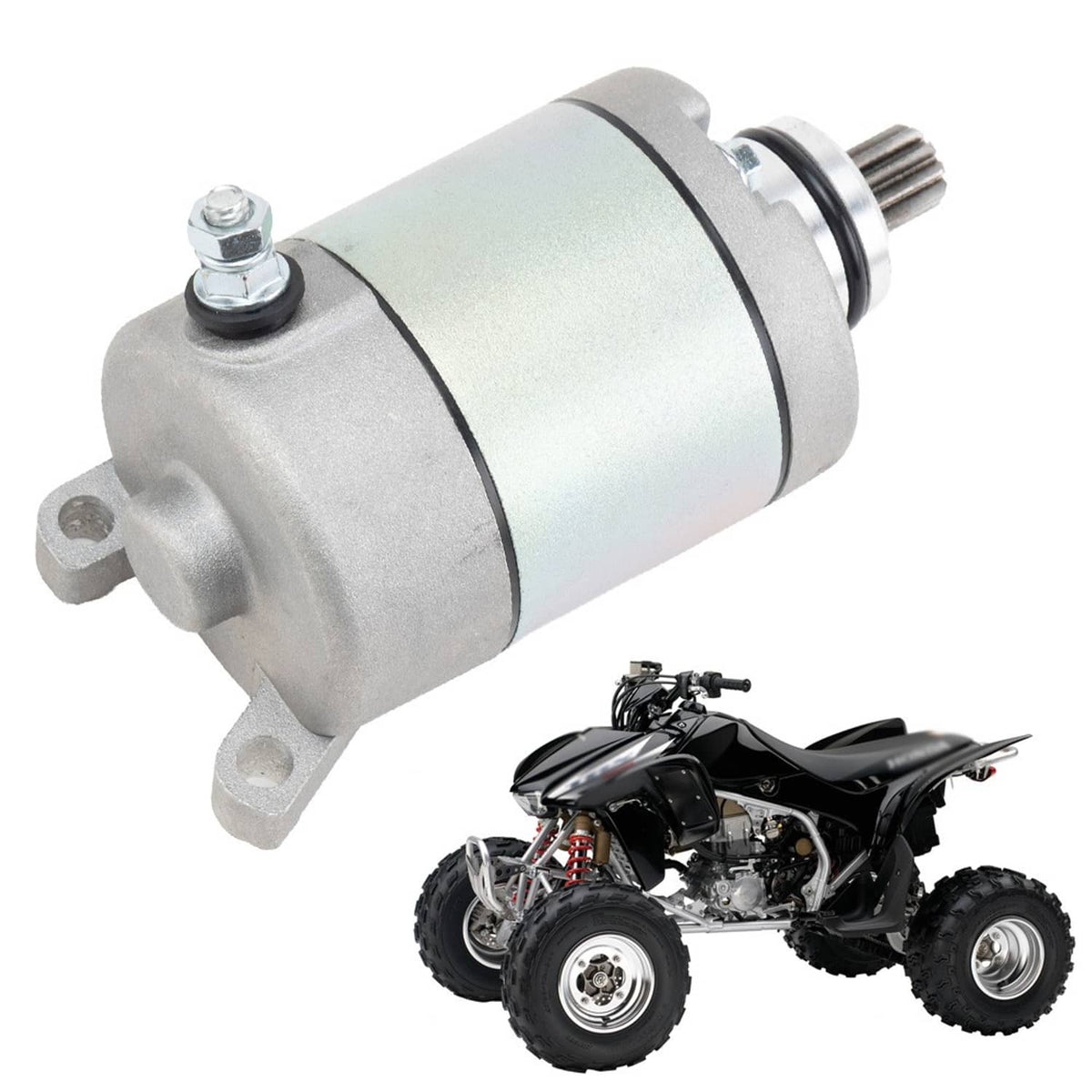 RivetOak Fits for Honda TRX450ER 31200-HP1-601 31200HP1601 ATV Starter Motor Assembly