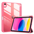 Pink iPad case with folio stand and protective back for 11-inch iPad