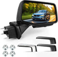 Heated passenger-side mirror with camera, 16-pin BSD, dark housing with built-in display