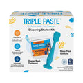 Diaper rash cream starter kit box with ointment jar and blue silicone spatula