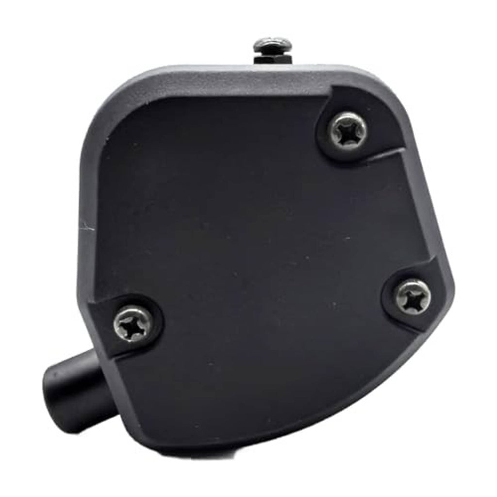Thumb throttle control lever assembly, black back cover with mounting screws