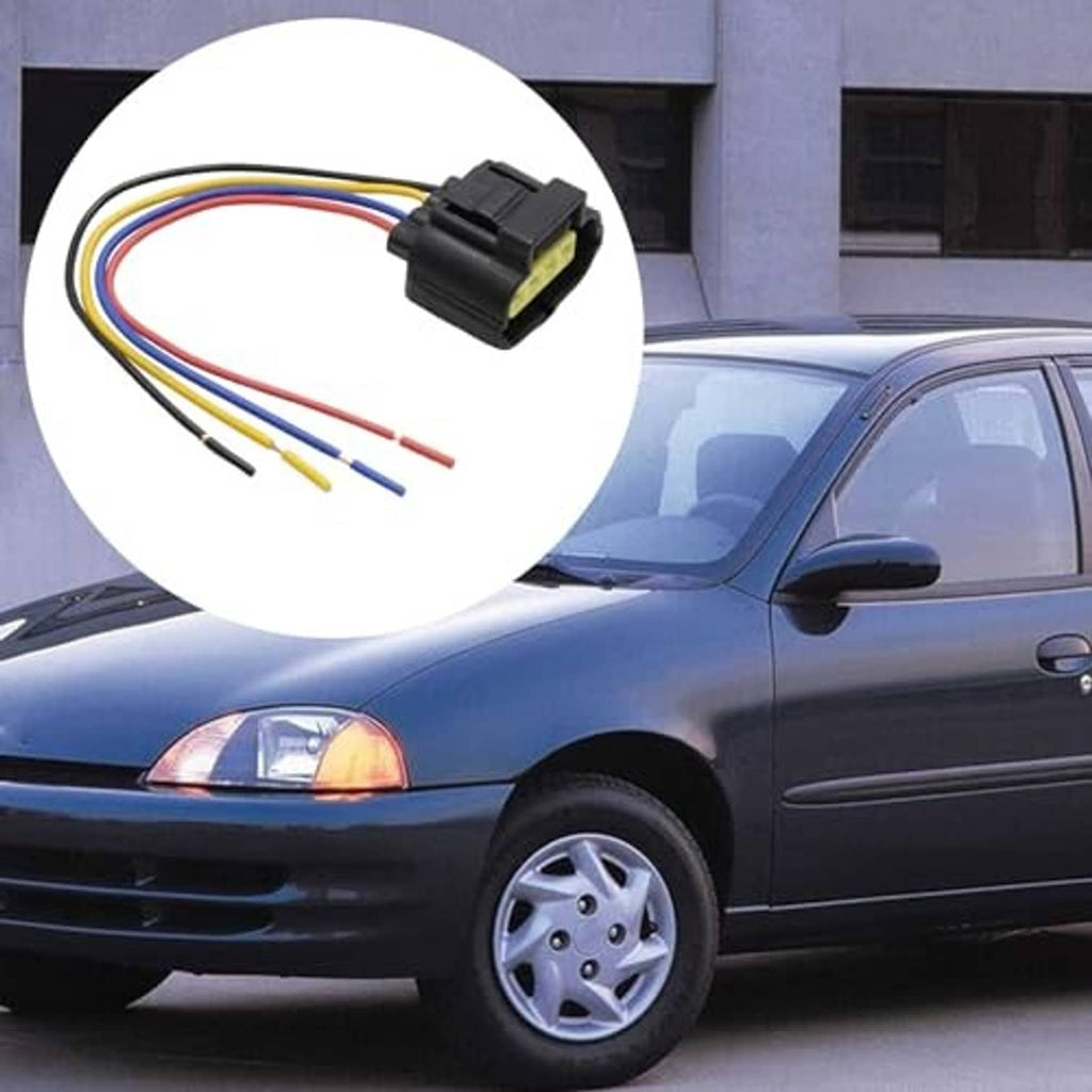 4-pin TPS throttle connector wiring harness pigtail plug with multicolor leads