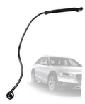 Engine coolant overflow hose assembly with black tubing and two end fittings