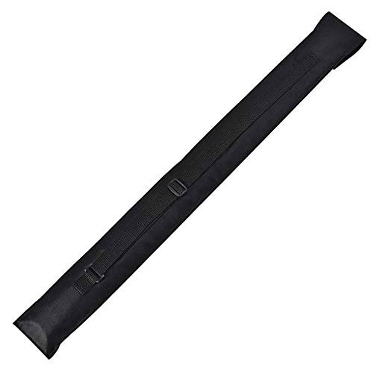 Black 32-inch cue case with end cap and stitched carrying loop.
