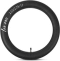Dirt bike inner tube, black, 2.50/2.75-17 size with TR valve stem