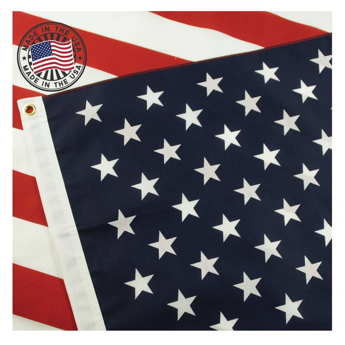 3x5 American flag with red stripes and white stars on a blue field