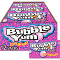 Bubble Yum Original bubble gum 12-pack box with colorful graphic and logo