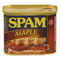 Spam Maple flavored spread, 12 oz can with flip-top lid and label