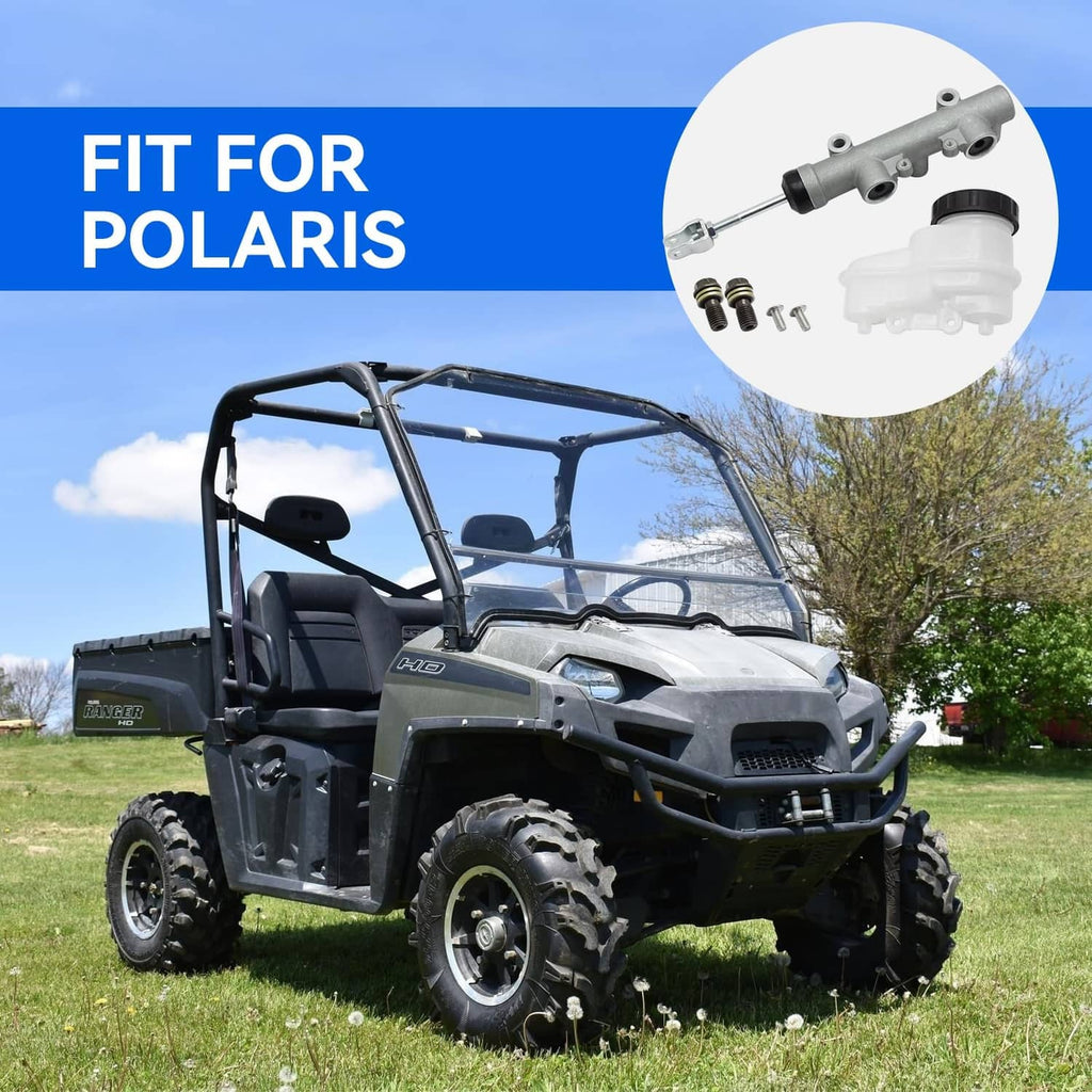Polaris off-road UTV with brake master cylinder compatibility callout