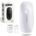 White electric can opener set with USB cable and rechargeable battery box