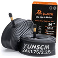 26-inch heavy duty bike inner tube, rolled black tube with valve stem