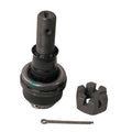 Black ball joint with threaded stud, included nut and cotter pin