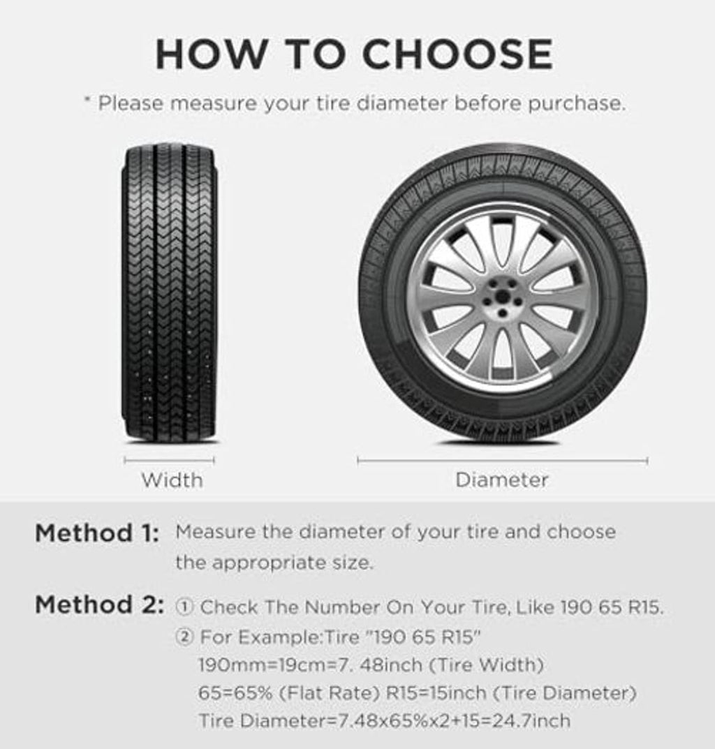 Light gray tire cover with waterproof PVC coating on the back
