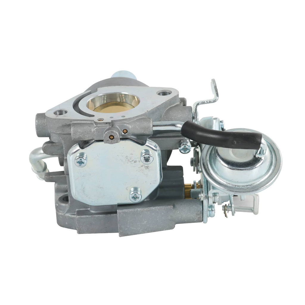 Carburetor assembly with domed air housing cover and mounting screws