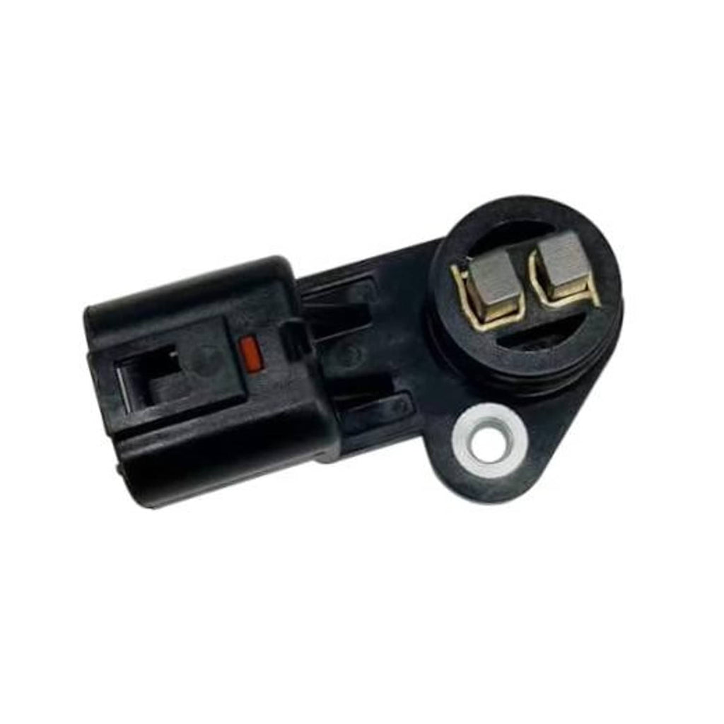 Long camshaft position sensor with electrical connector and mounting hole