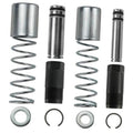 Hydraulic floor jack plunger/spring rebuild kit with dual cylinders, seals, and springs