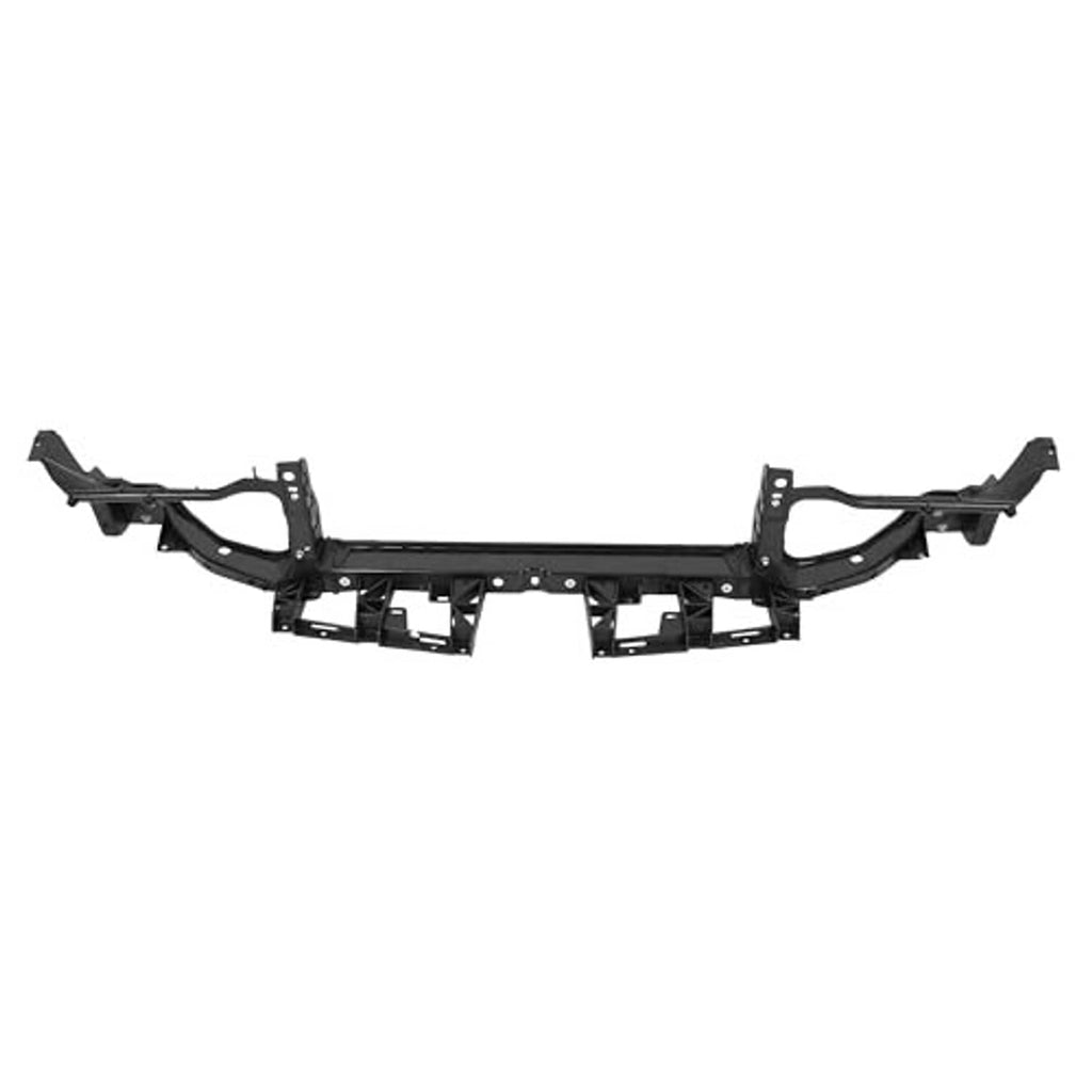 Upper radiator core support assembly, black front frame bar with support tabs