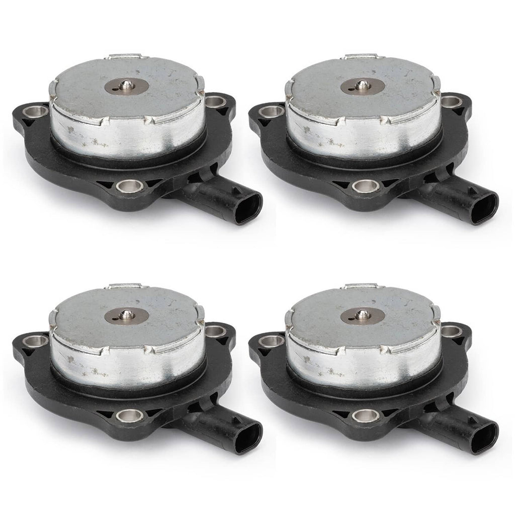Camshaft phaser actuator, two-piece assembly with silver top and black base