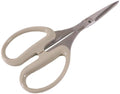 Silky Misuzu all-purpose scissors with gray blades and light beige loop handles