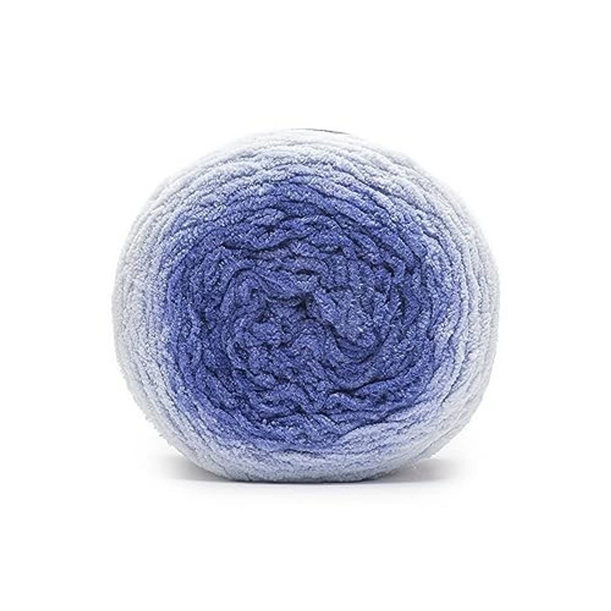 Bernat dark blue super bulky yarn skein