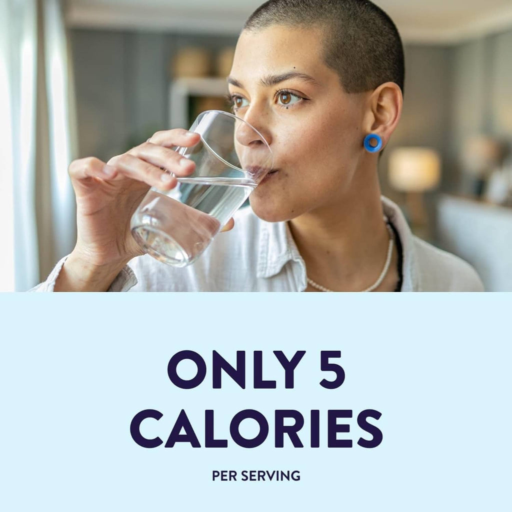 Pedialyte Zero Sugar electrolyte water bottle, only 5 calories per serving
