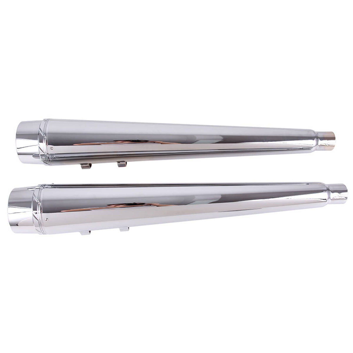 RivetOak for Harley Touring 95-16 Megaphone Slip-On Mufflers Exhaust Pipes Electra Glide