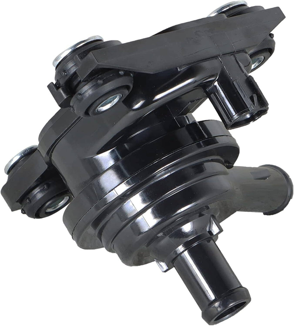 Black electric inverter water pump with multiple hoses and circular mounting points