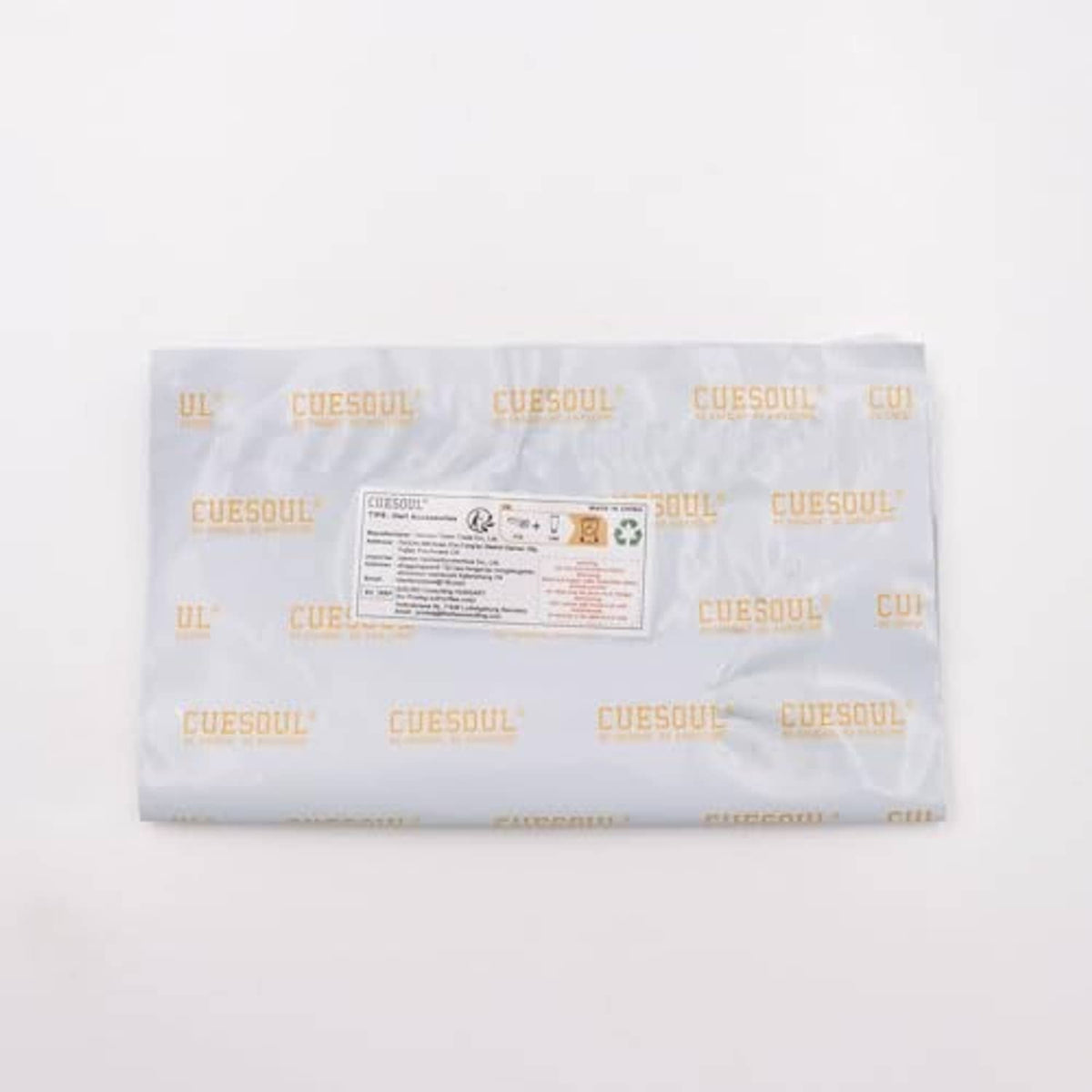 CUESOUL printed dart accessory sleeve pouch, rectangular and labeled