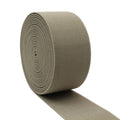 Grey sewing elastic band, 2-inch wide roll with loose end